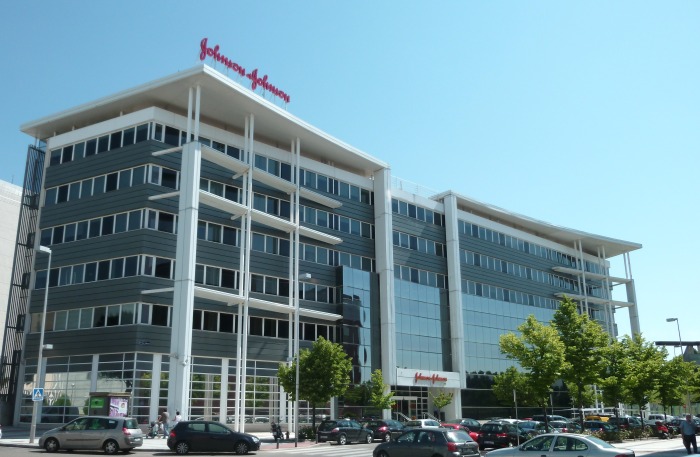 'Johnson &amp; Johnson' offices in Barajas district in Madrid (Spain).